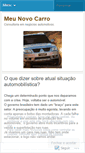 Mobile Screenshot of meunovocarro.wordpress.com