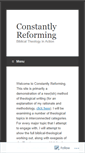 Mobile Screenshot of constantlyreforming.wordpress.com