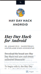 Mobile Screenshot of haydayhackforandroid.wordpress.com