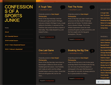 Tablet Screenshot of confessionsofasportsjunkie.wordpress.com