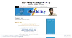 Desktop Screenshot of disableddotheyhaverightstoborn.wordpress.com