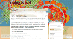 Desktop Screenshot of livinginred.wordpress.com