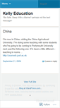 Mobile Screenshot of kellyeducation.wordpress.com