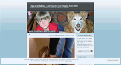 Desktop Screenshot of dogsandbabies.wordpress.com
