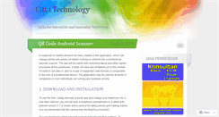 Desktop Screenshot of cittatech.wordpress.com