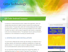 Tablet Screenshot of cittatech.wordpress.com