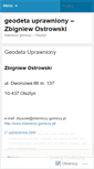 Mobile Screenshot of geodetauprawniony.wordpress.com