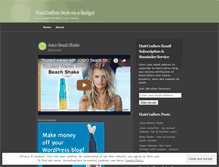 Tablet Screenshot of haircrafters.wordpress.com