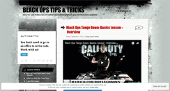 Desktop Screenshot of blackopstipsandtricks.wordpress.com