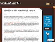 Tablet Screenshot of christianmission.wordpress.com