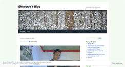 Desktop Screenshot of ekosurya.wordpress.com