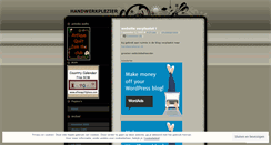 Desktop Screenshot of handwerkplezier.wordpress.com