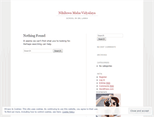 Tablet Screenshot of nihiluwa.wordpress.com