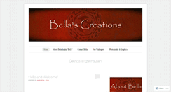 Desktop Screenshot of bellascreations.wordpress.com