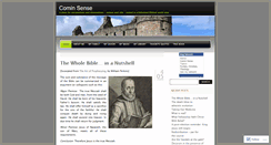 Desktop Screenshot of cominsense.wordpress.com