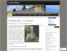 Tablet Screenshot of cominsense.wordpress.com