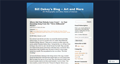 Desktop Screenshot of billoakey.wordpress.com