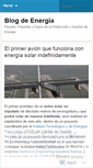 Mobile Screenshot of blogdeenergia.wordpress.com