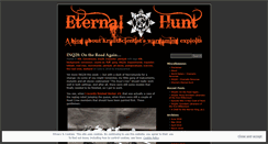 Desktop Screenshot of eternalhunt.wordpress.com