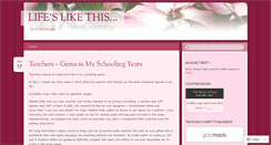 Desktop Screenshot of adelinelau.wordpress.com