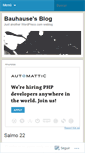 Mobile Screenshot of bauhause.wordpress.com