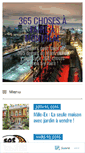 Mobile Screenshot of 365chosesafaireamontreal.wordpress.com