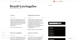 Desktop Screenshot of brasillosangeles.wordpress.com