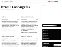 Tablet Screenshot of brasillosangeles.wordpress.com