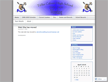 Tablet Screenshot of calvertwrestling.wordpress.com