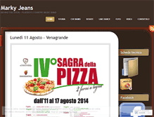 Tablet Screenshot of markyjeans.wordpress.com