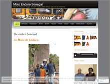 Tablet Screenshot of motoendurosenegal.wordpress.com