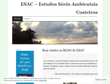 Tablet Screenshot of estudoscosteiros.wordpress.com