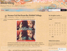 Tablet Screenshot of mikkaoellion.wordpress.com