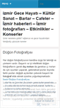 Mobile Screenshot of izmirgecehayati.wordpress.com
