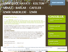 Tablet Screenshot of izmirgecehayati.wordpress.com