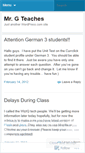 Mobile Screenshot of mrgteaches.wordpress.com
