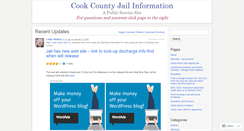 Desktop Screenshot of cookcountyjail.wordpress.com