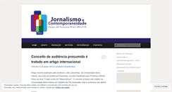 Desktop Screenshot of jornalismocontemporaneo.wordpress.com