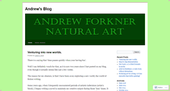 Desktop Screenshot of andrewforknernaturalart.wordpress.com