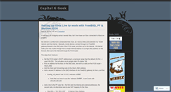 Desktop Screenshot of capitalggeek.wordpress.com