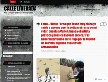 Tablet Screenshot of calleliberada.wordpress.com