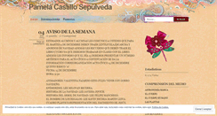 Desktop Screenshot of pamelacastillo.wordpress.com