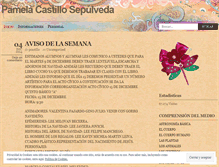 Tablet Screenshot of pamelacastillo.wordpress.com