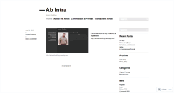 Desktop Screenshot of abintrarion.wordpress.com