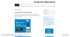 Desktop Screenshot of educationaltools.wordpress.com