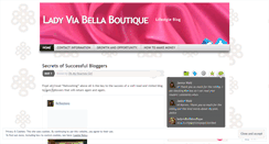 Desktop Screenshot of ladyviabellaboutique.wordpress.com