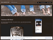 Tablet Screenshot of pinecountryfeed.wordpress.com