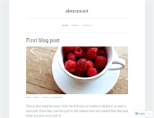 Tablet Screenshot of aberrantart.wordpress.com