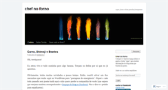 Desktop Screenshot of chefnoforno.wordpress.com