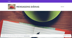 Desktop Screenshot of mensagensdiarias.wordpress.com
